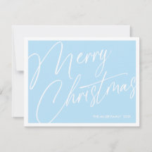 Minimalistische moderne Weihnachtskarte – Benutzer
