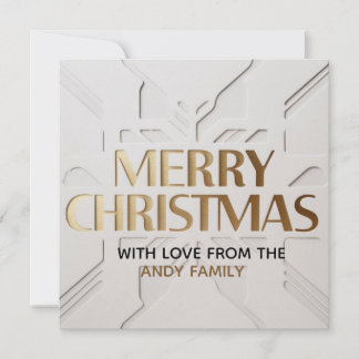 Minimalistische moderne Weihnachtskarte Karte