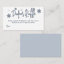 Minimalistische, moderne Winter Baby Boy Dusche Begleitkarte