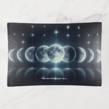 Minimalistische Mondphasen Trinket Tray - Celestia