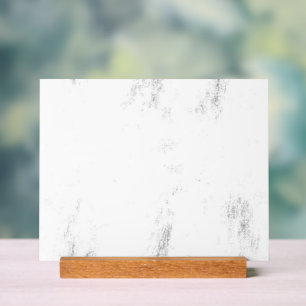 Minimalistische monochrome Grunge-Textur Acrylschild