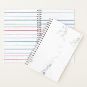Minimalistische monochrome Grunge-Textur Notizbuch