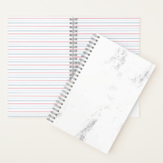 Minimalistische monochrome Grunge-Textur Notizbuch
