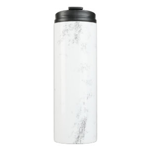 Minimalistische monochrome Grunge-Textur Thermosbecher