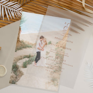 Minimalistische Monogram Ampersand Hochzeit