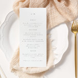 Minimalistische Monogram Traditionelle Typografie  Menükarte<br><div class="desc">Minimalistisches Monogramm-Menü für traditionelle Typografie</div>