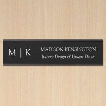 Minimalistische Monogramm oder Hinzufügen von Logo