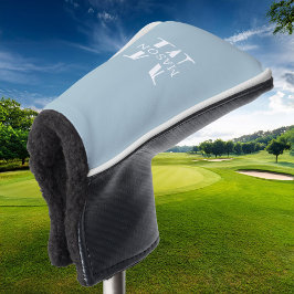 Minimalistische Monogramm Personalisiert Golf Headcover