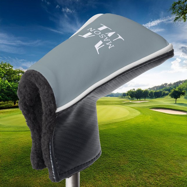 Minimalistische Monogramm Personalisiert Golf Headcover (Von Creator hochgeladen)