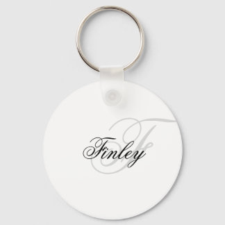 Minimalistische Monogramm-Skript für Wassermarket Schlüsselanhänger