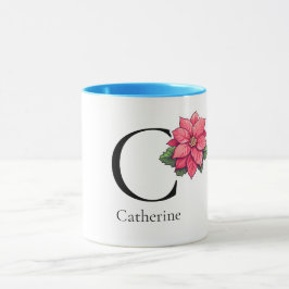 Minimalistische monogramm-Tasse von Catherine mit Tasse