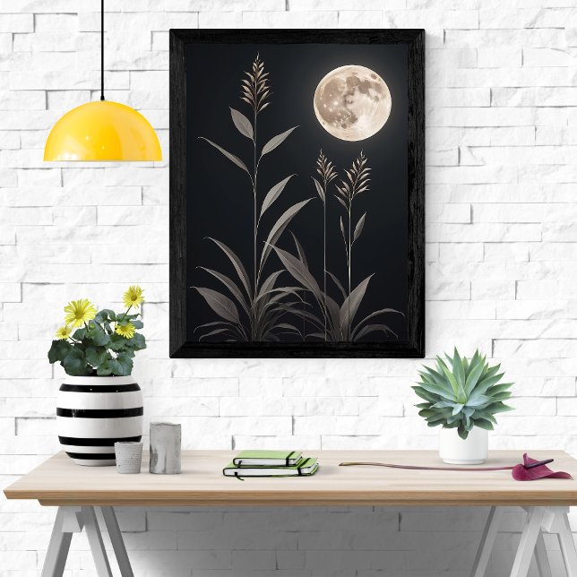 Minimalistische Moonlit-Magie Poster (Von Creator hochgeladen)