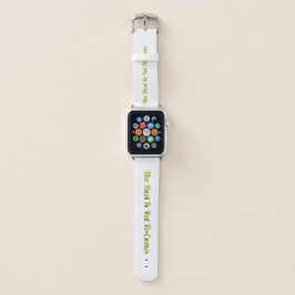 Minimalistische Motivations-Armbanduhr Apple Watch Armband