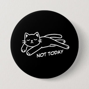 Minimalistische, müde Kitte - Heute keine benutzer Button