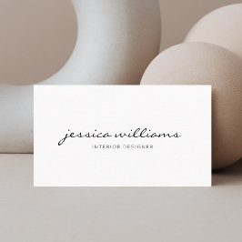 Minimalistische Neuernennung Terminkarte