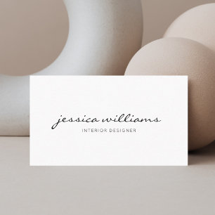 Minimalistische Neuernennung Terminkarte