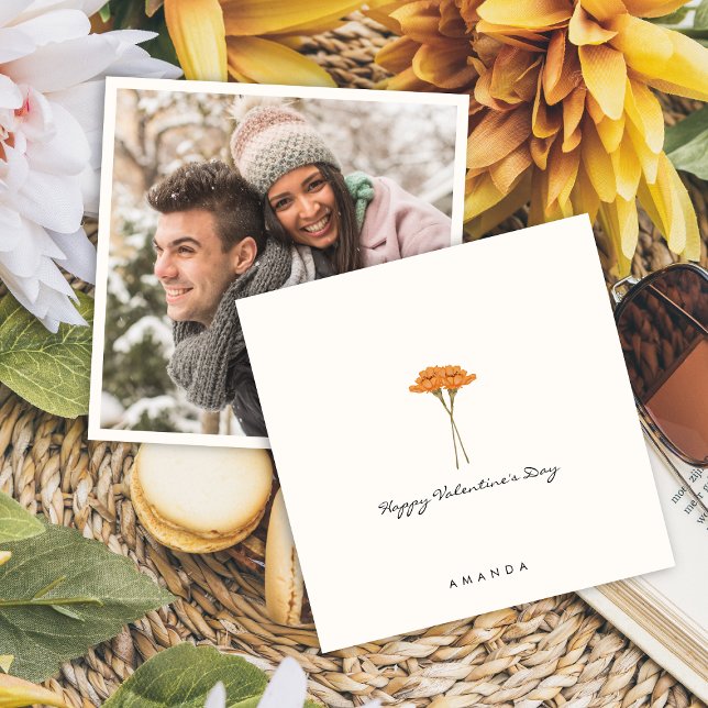 Minimalistische Niedliche Boyfriend Valentine Kart Einladung (Von Creator hochgeladen)