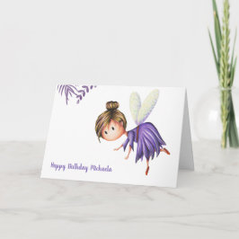 Minimalistische Niedliche Kunstausstellung Fairy B Karte