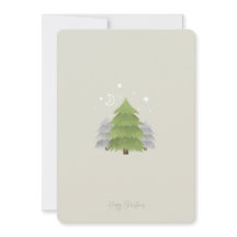Minimalistische Nordic Starlight Pines Weihnachtsk