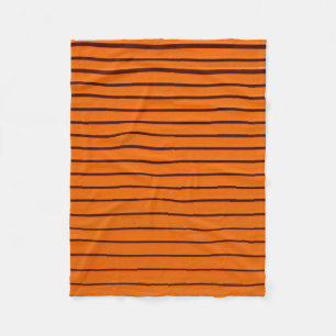 Minimalistische Orangenwandfotografie Fleecedecke