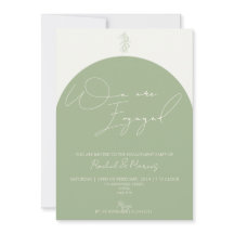 Minimalistische Partei für ein modernes Olive Arch