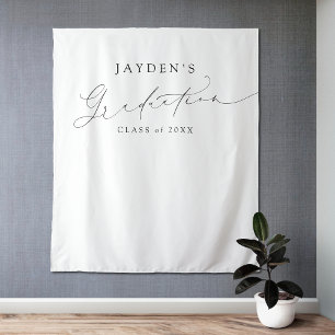 Minimalistische Partei für moderne Chic-Skripterst Wandteppich