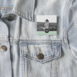 Minimalistische Pastel Minze Personalisiert Name & Button<br><div class="desc">Minimalistische Pastel Minze Personalisiert Name & Foto</div>