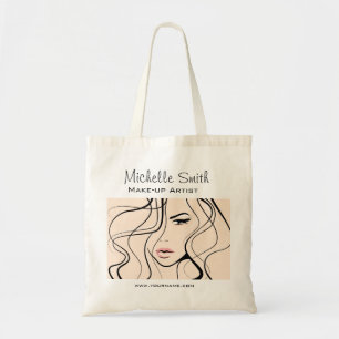 Minimalistische Pastel Peach Elegante Feminine Mak Tragetasche