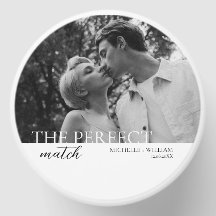 Minimalistische Perfect Match-Foto-Hochzeit