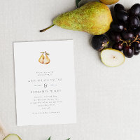 Minimalistische Perfect Pear Wedding