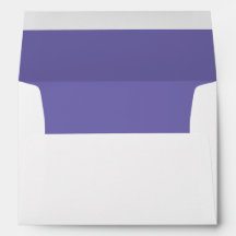 Minimalistische Periwinkle-Lila-Monogramm-Note-Kar