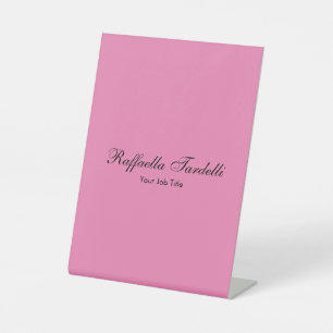 Minimalistische personalisierte, benutzerdefiniert sockelschild