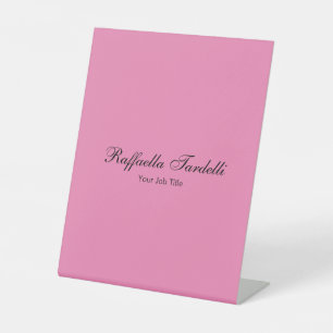 Minimalistische personalisierte, benutzerdefiniert sockelschild