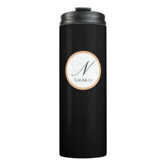 Minimalistische Personalisierte Bezeichnung für Sc Thermosbecher