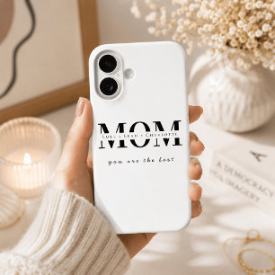 Minimalistische personalisierte Handyhülle mit Mut iPhone 16 Hülle