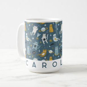 Minimalistische personalisierte Kaffeetasse mit in