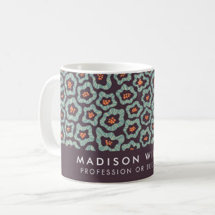 Minimalistische personalisierte Kaffeetasse mit in