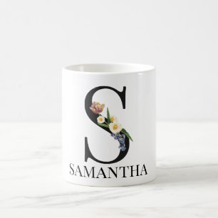 Minimalistische personalisierte Kaffeetasse mit in