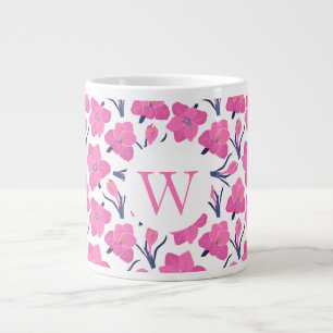 Minimalistische personalisierte Kaffeetasse mit in Jumbo-Tasse