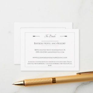 Minimalistische Pfeifensehen weiß Begleitkarte