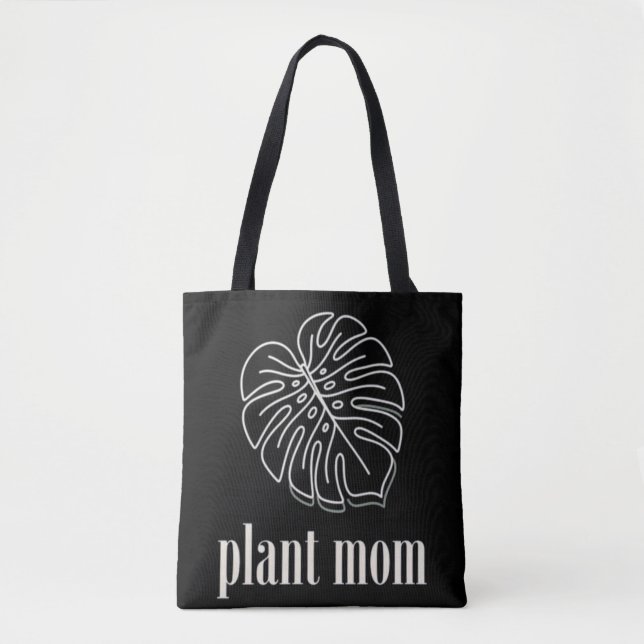 Minimalistische Pflanzen-Mama Monstera-Blatt (Vorderseite)