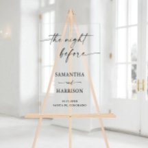 Minimalistische Probe Abendessen Elegante Willkomm