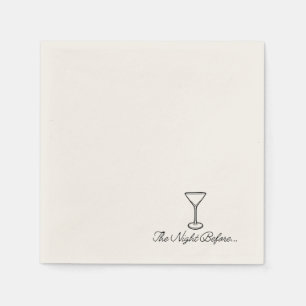 Minimalistische Probe Dinner Napkin Serviette