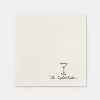 Minimalistische Probe Dinner Napkin Serviette