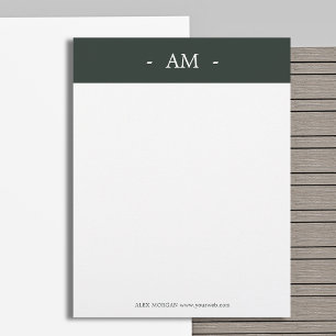 Minimalistische professionelle Geschäftskorrespond Briefbogen