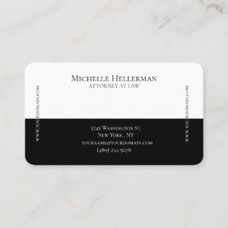Minimalistische professionelle Visitenkarte