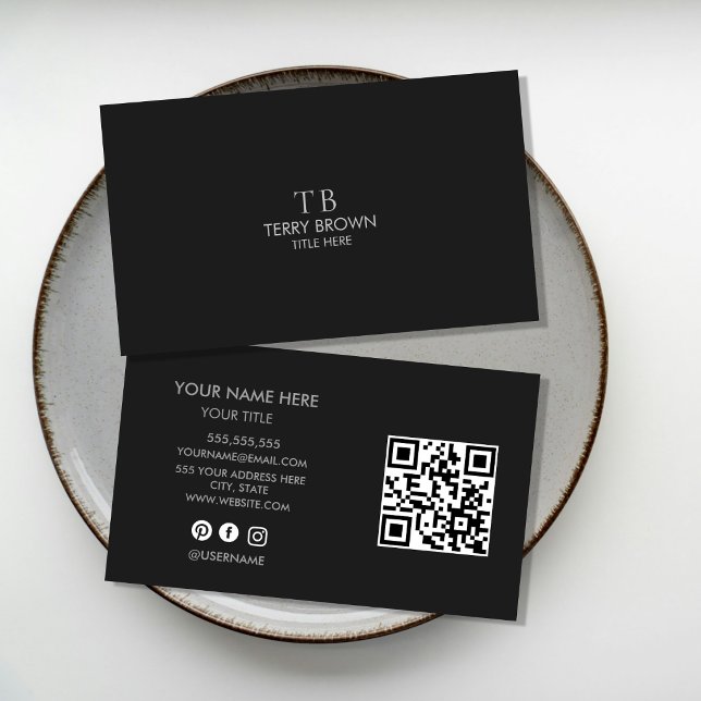 Minimalistische professionelle Visitenkarte | Mode (Von Creator hochgeladen)