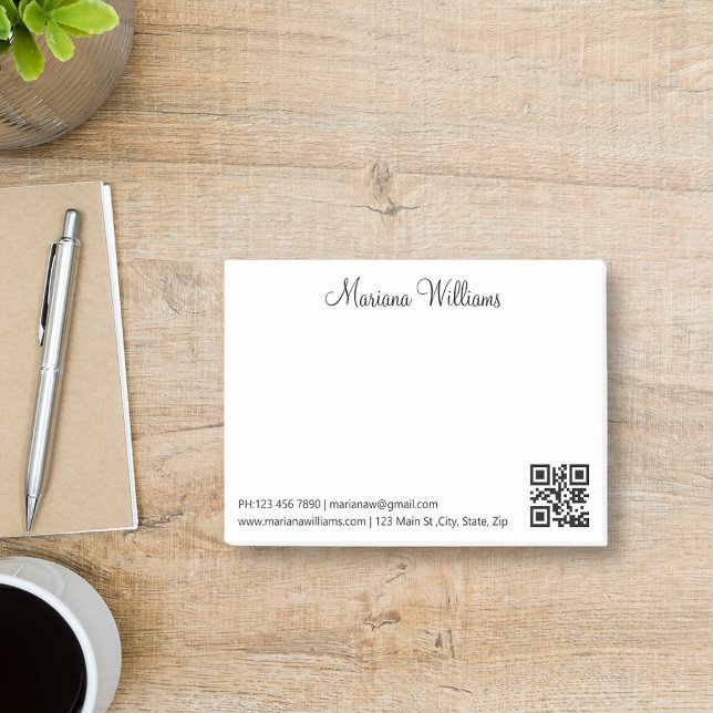 Minimalistische QL-Geschäfte Post-it Klebezettel (Von Creator hochgeladen)