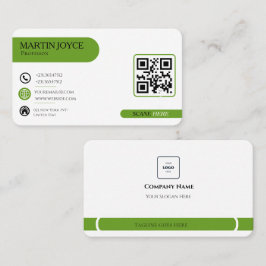 Minimalistische QL-Visitenkarte Visitenkarte