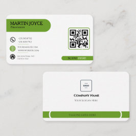 Minimalistische QL-Visitenkarte Visitenkarte